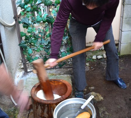 餅つき