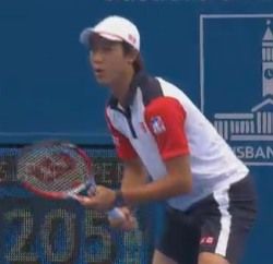 ブリスベン国際男子テニス 準々決勝で錦織圭が勝利しヒューイットとの準決勝へ