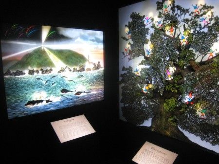影絵作家 藤城清治さんの自宅スタジオでの展覧会