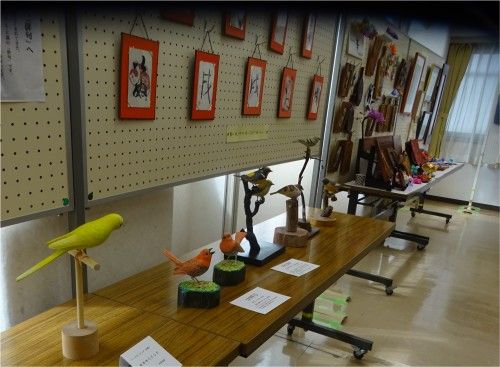 「自由が丘女神まつり」 バードカービングの作品を出品