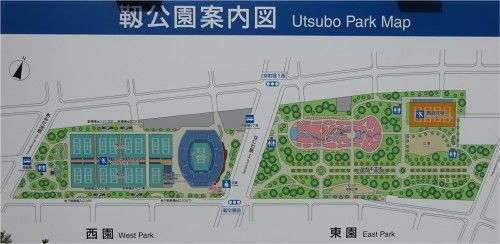 靭公園を散歩