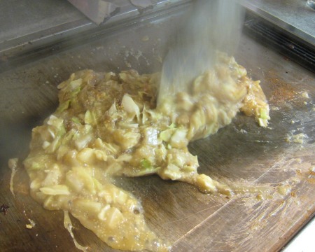 もんじゃ焼きの作り方