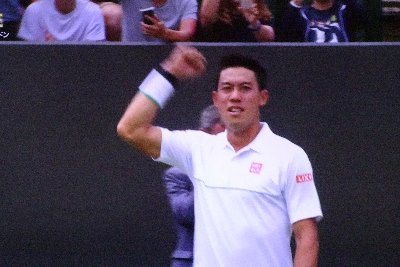 ウインブルドンのシングルス3回戦、錦織圭が勝利、4回戦へ