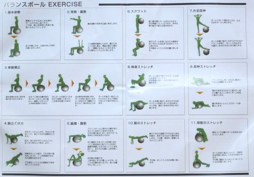 パソコンチェアーとしてバランスボールを購入