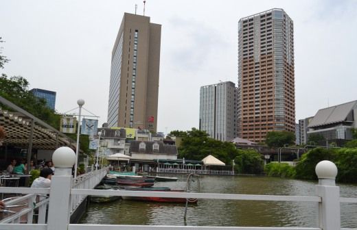 CANAL CAFE(カナルカフェ)東京水上倶楽部 神楽坂下のお堀