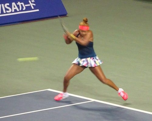 東レ パン・パシフィックオープン・テニスの準々決勝で、期待の18歳の大坂なおみが勝ち準決勝へ