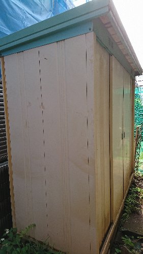 イナバの物置をDIYで自分で解体