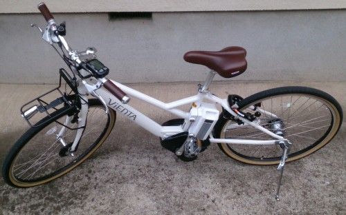 vヤマハのスポーツタイプの電動アシスト自転車 PAS VIENTA5 PA26V