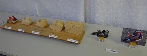 バードカービング作りの手順の説明
