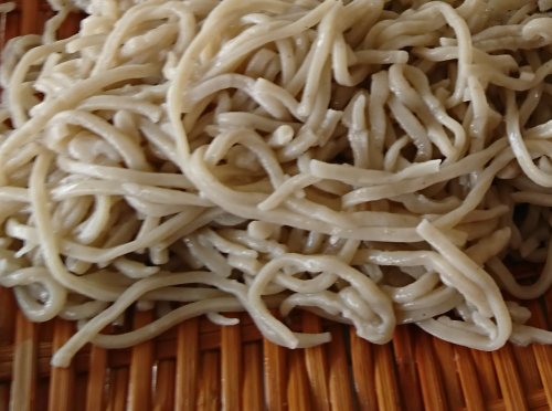 フードプロセッサーとパスタマシンで蕎麦打ち