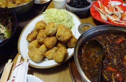 年末の餅つき 料理