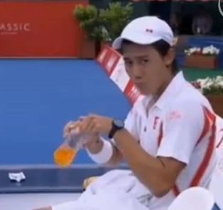 エキシビションマッチAAMI Kooyong Classic で錦織圭がツォンガに勝利