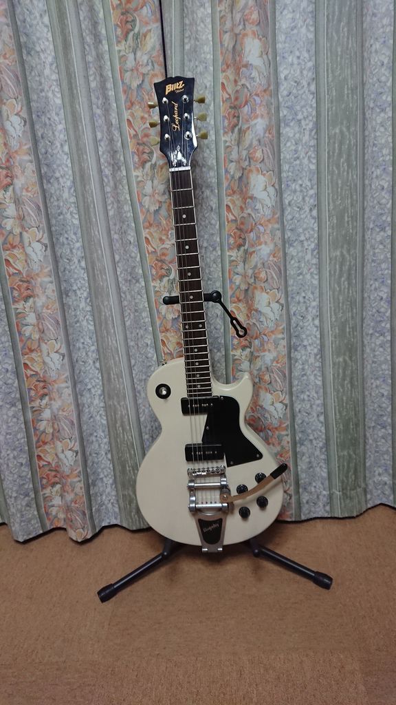 ギター紹介 Blitz by AriaProⅡ BPL-SPL w/b(Bigsby) : つっちー