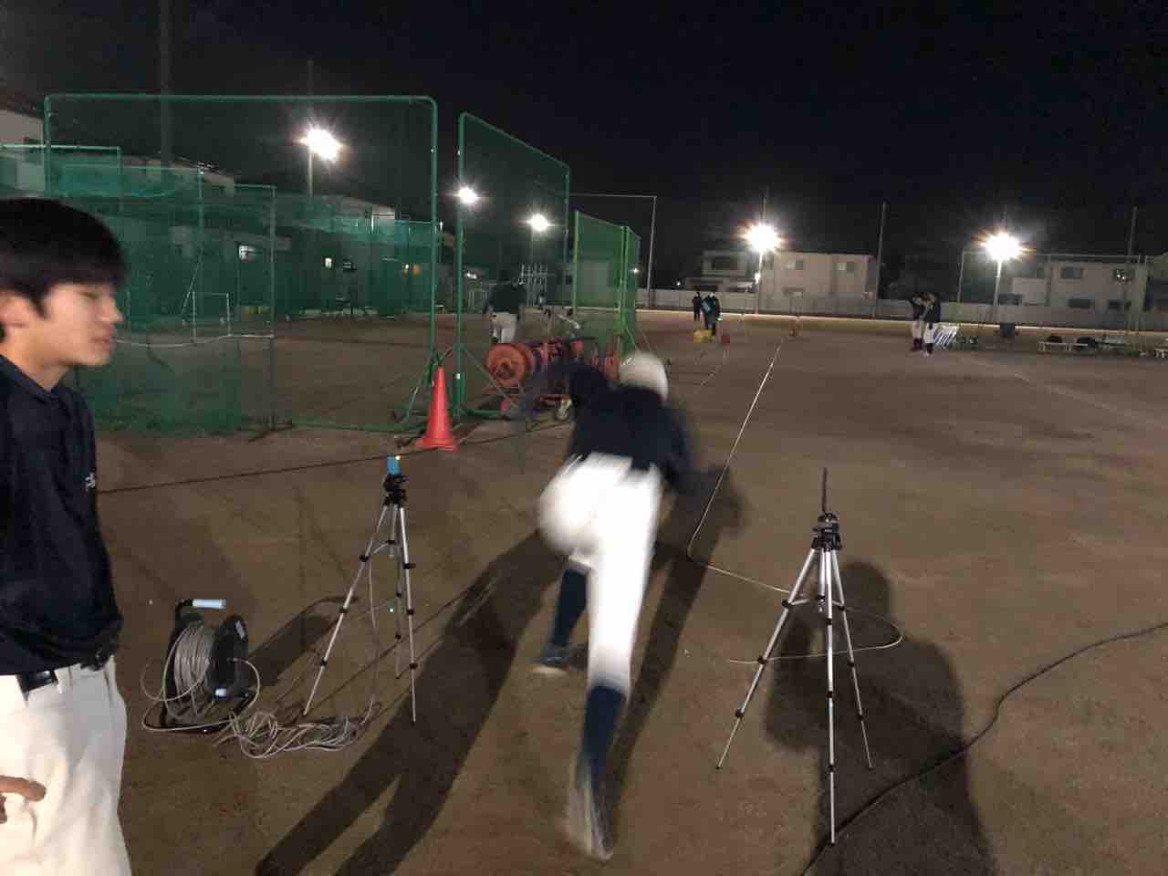 光電管を使用した正確な走力測定 陸上部とともに実施 : 【公式】茨城県立土浦第二高校野球部blog