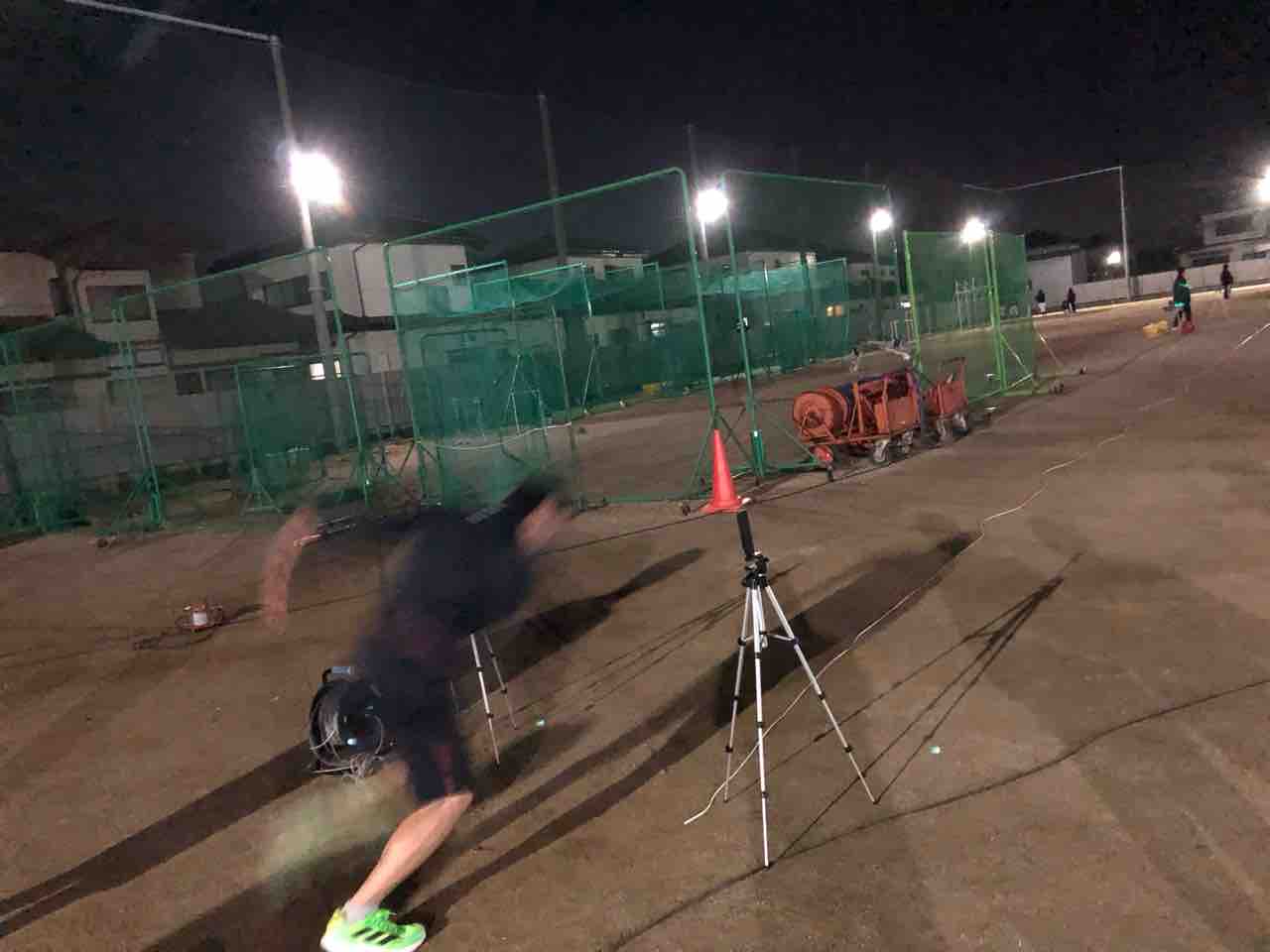 光電管を使用した正確な走力測定 陸上部とともに実施 : 【公式】茨城県立土浦第二高校野球部blog