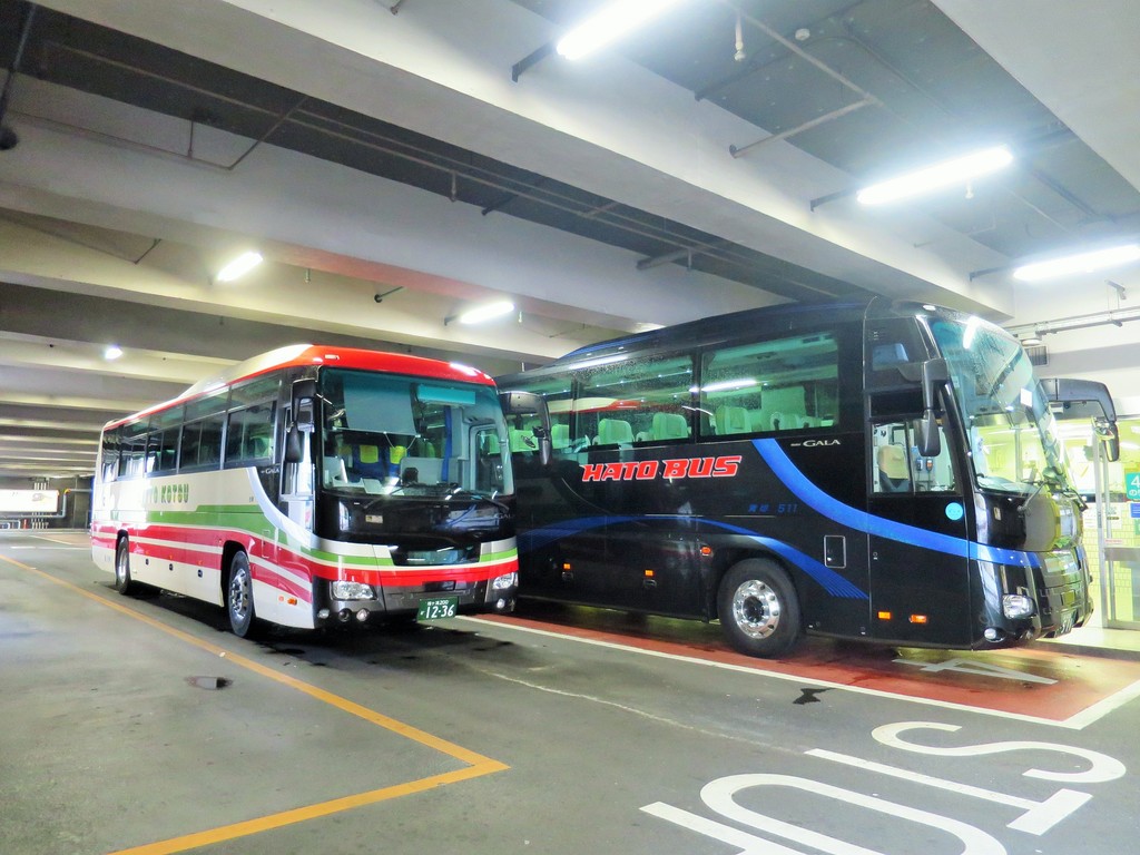 はとバス（ピアニシモ）貴賓席の旅1泊2日① 桜家・松本城・四柱神社