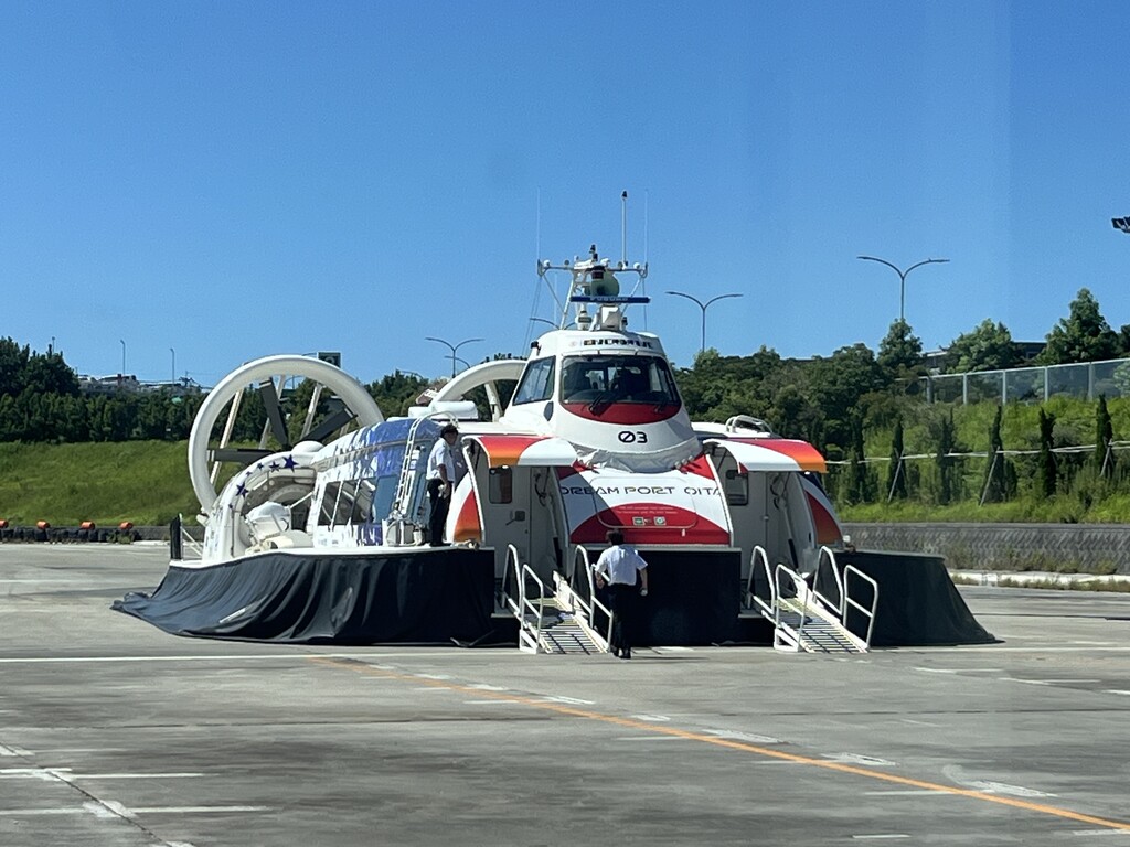 ホーバークラフトが大分で就航（日本で唯一・世界で2カ所）＠大分空港