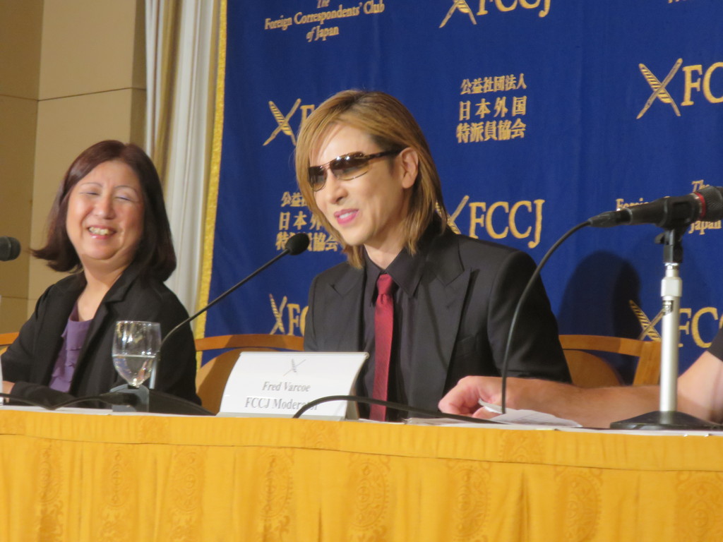 YOSHIKI（X JAPAN）＠日本外国特派員協会（FCCJ）記者会見 : Chie