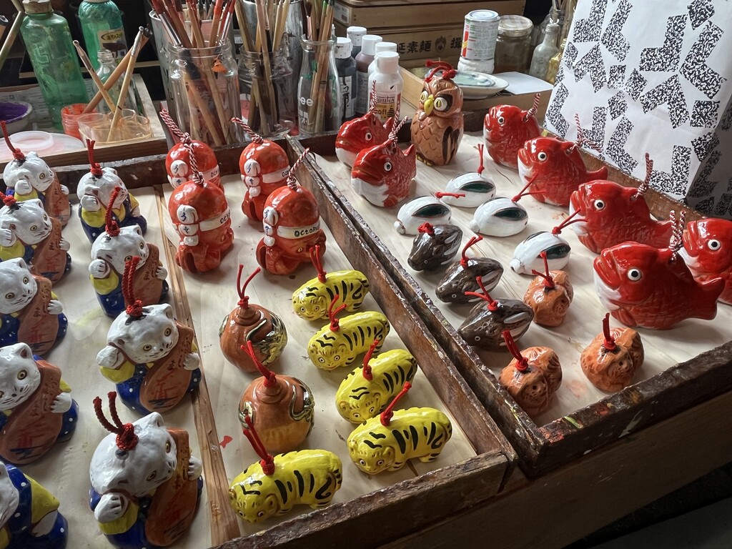 広島伝統工芸 宮島おすすめ土産：竹井奎子氏の手作りの宮島土鈴（越智