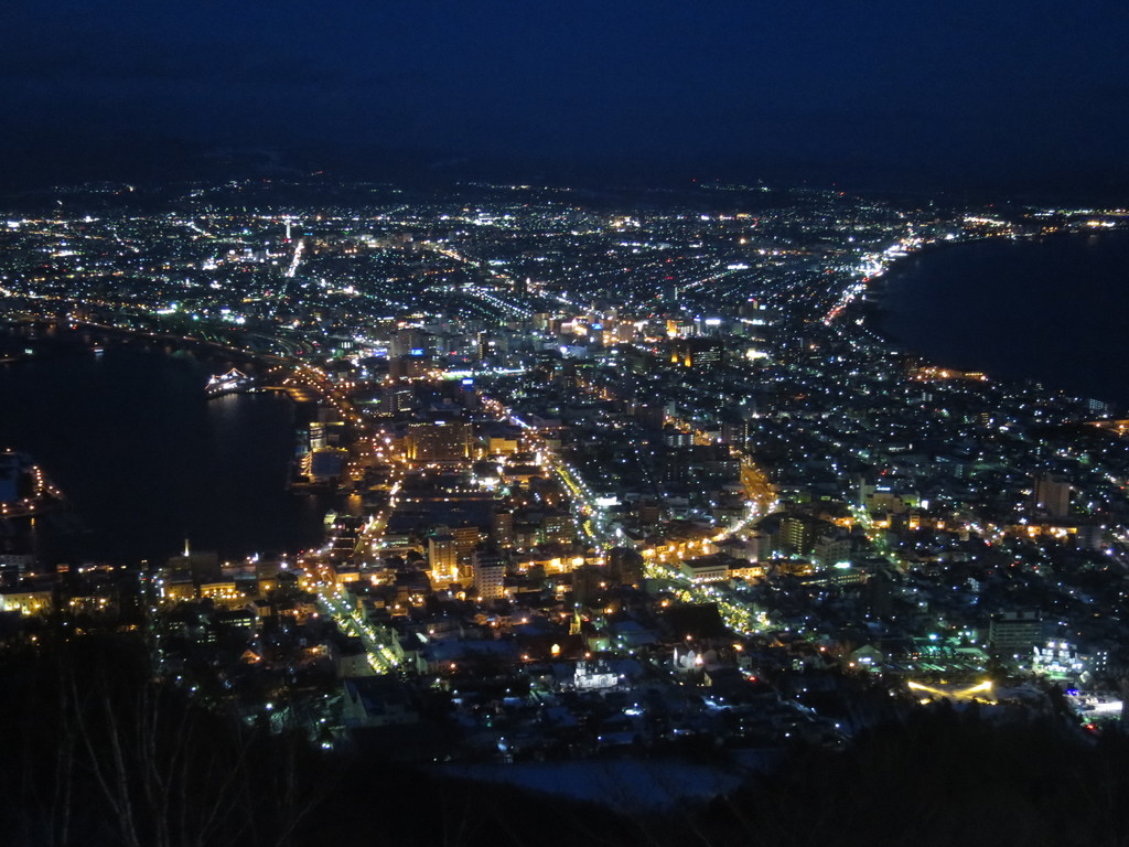 函館の夜景 函館山ロープウエイ 北海道 津田千枝 ブログ