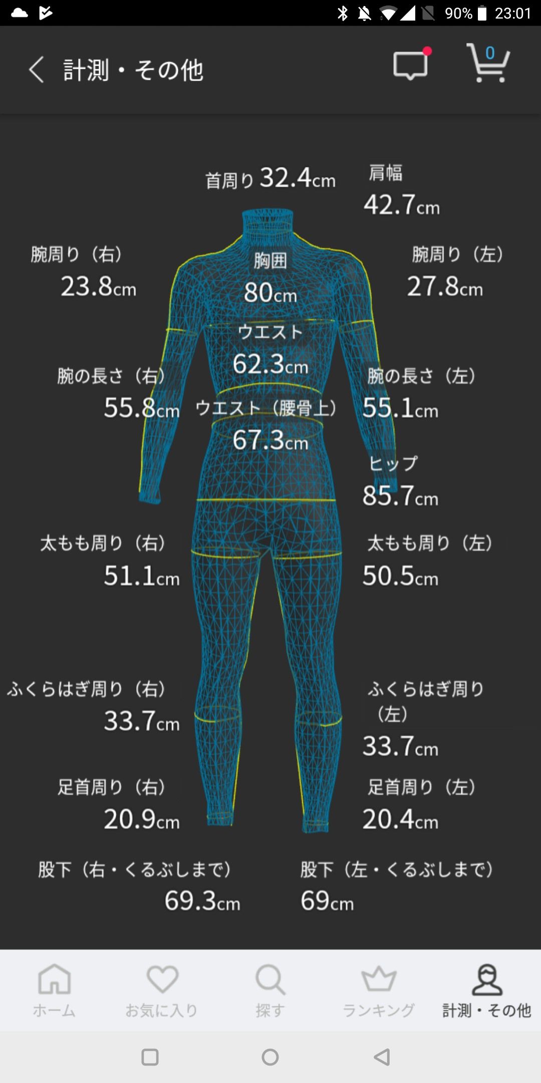 僕のzozoスーツの測定結果ｗｗｗ ２ｃｈまとめ備忘録