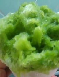 抹茶の氷