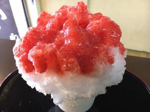 生いちごの氷小