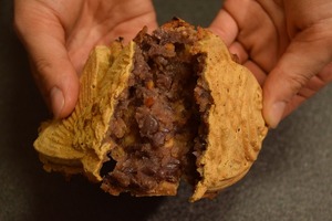 千葉落花生たいやきの中身（ともえ庵）小