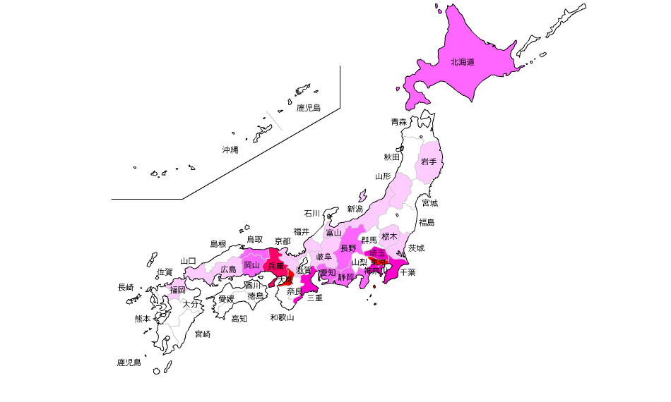 天然もの と呼ばれる一丁焼きのたい焼き店は全国で133店 全国一丁焼きのたい焼き店調査18の結果 たいやき ともえ庵のブログ