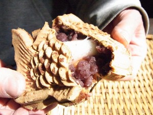 伸びる白玉たいやき0