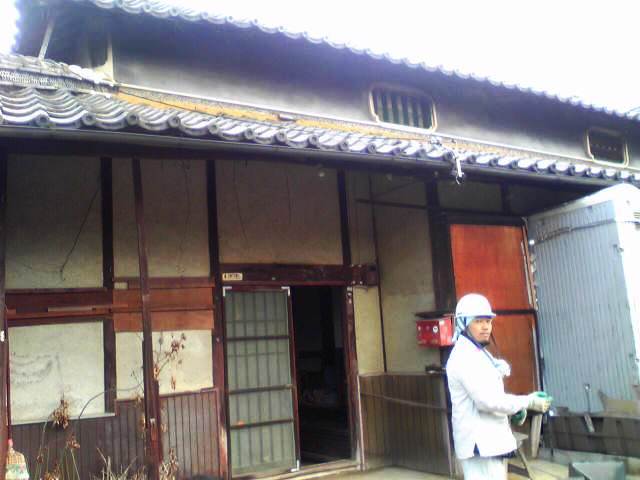 解体開始 古材日和 奮闘記 店長 塚田浩之