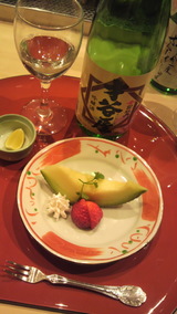食後酒と水菓子