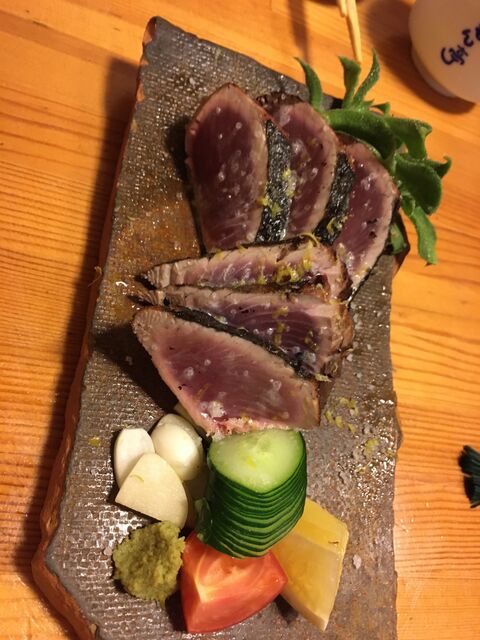 写真10 カツオのタタキ
