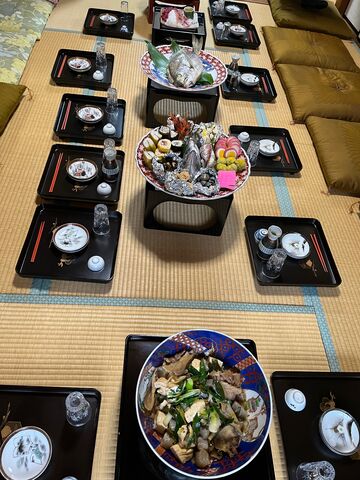 写真19 皿鉢セッティング