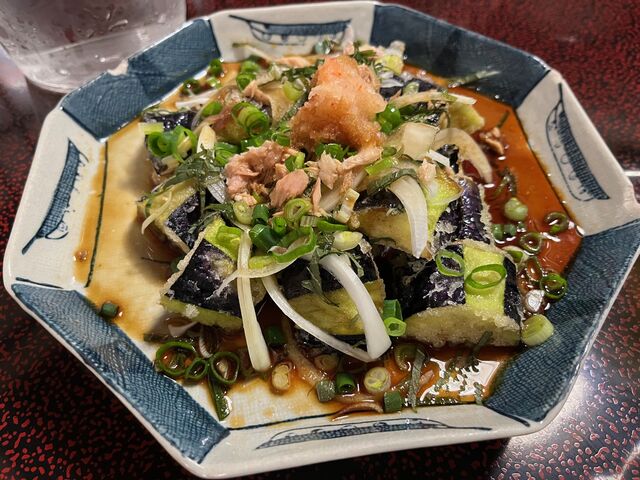 写真12 茄子のタタキ