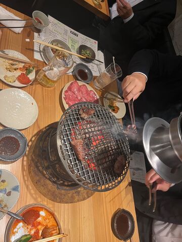 写真7 焼肉スタート