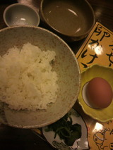 塩・卵かけご飯一式