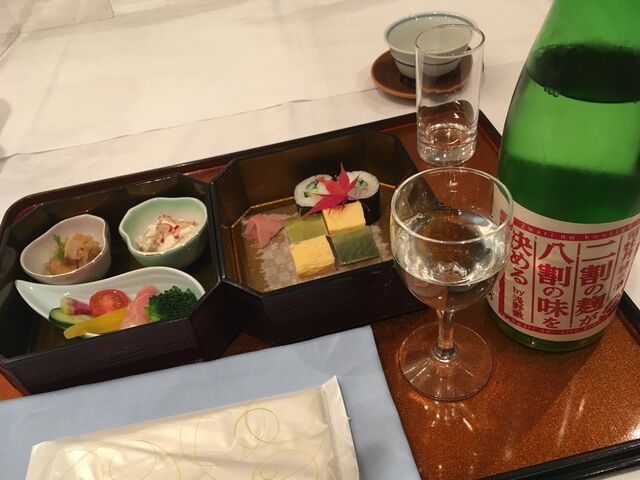 写真14 二割の〜と前菜と寿司