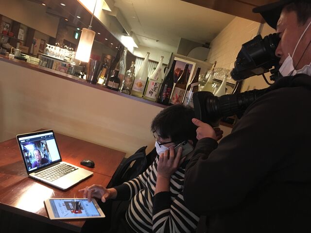 写真4 平野さん準備撮影