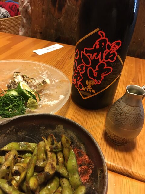写真7 船中黒と焼き枝豆