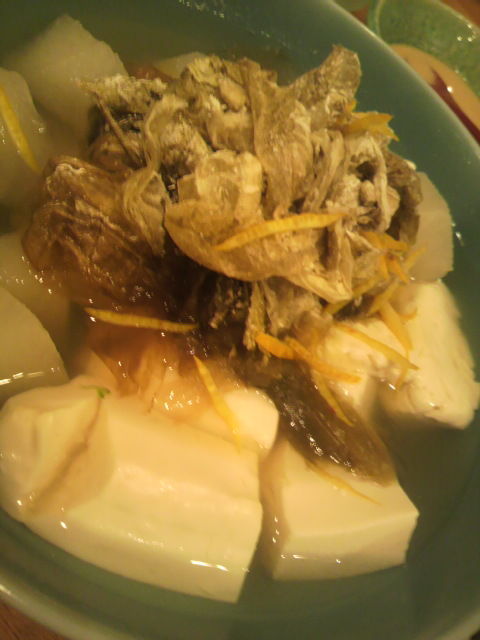 (14)豆腐とトロロ昆布おでん