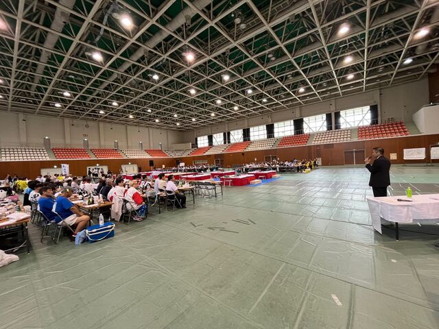 写真11 秋月審判長競技説明