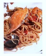 ワタリ蟹のパスタ