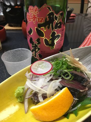 (3)船中しぼりたてと鰹のタタキ