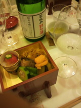 先附と封印酒