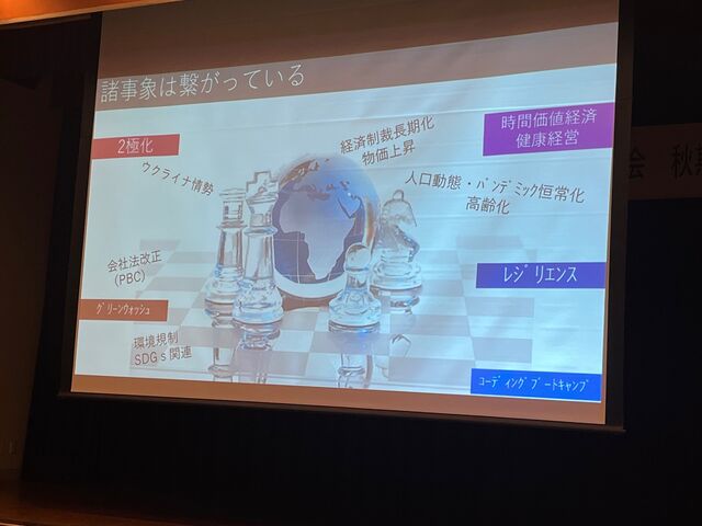 写真5 諸事象は繋がっている