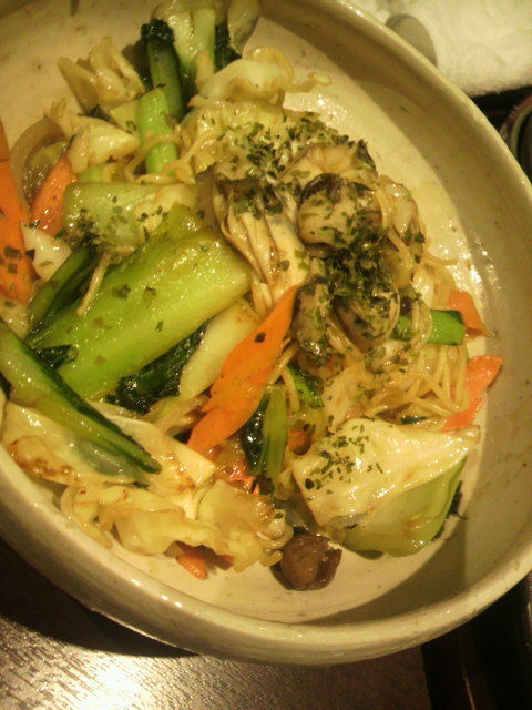 (17)牡蠣入り焼きそば