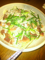 鰹サラダ