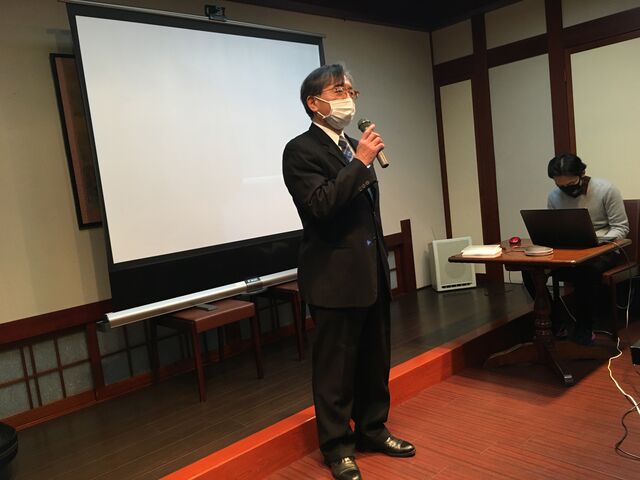 写真14 お披露目会 塩田さん挨拶