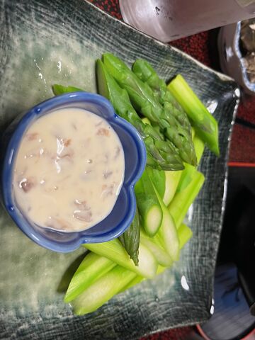 写真10 茹でアスパラガス